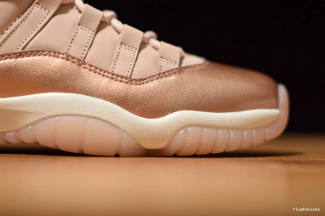 Low AH7860-105 Air Rose Gold GS Jordan 11 1020